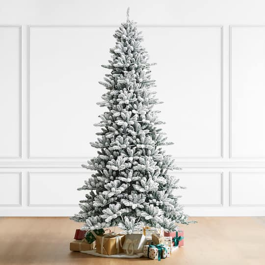 9ft. Pre-Lit Full Fir Artificial Christmas Tree, Warm White LED Lights